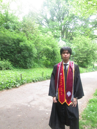 Mr. Badoy graduating at Fordham University